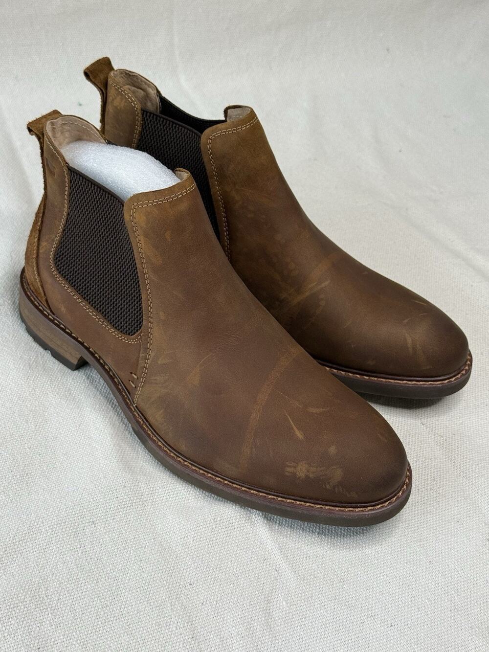Florsheim Lodge Chalet Gore Boot - Leather / Crazy Horse Suede - Men Size 8.5